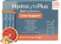 Hydralyte Liver Support + Electrolyte Mix (Blood Orange Ginger)