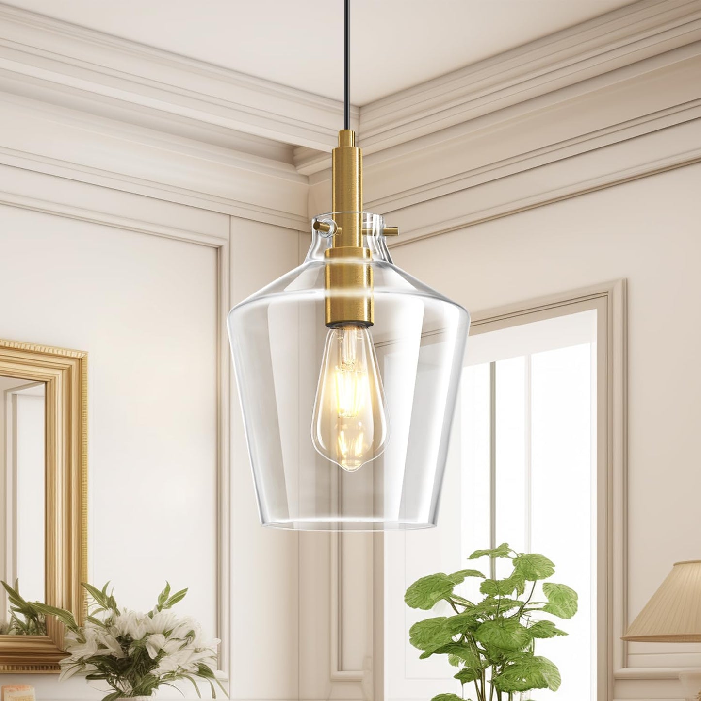 Modern Glass Pendant Lighting for Kitchen Island and More