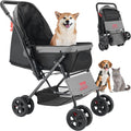 VEVOR Pet Stroller - Foldable 44 lb Capacity Dog Cart