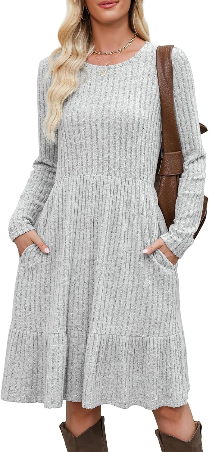 Berydress Fall Sweater Dresses for Women with Pockets and Style
