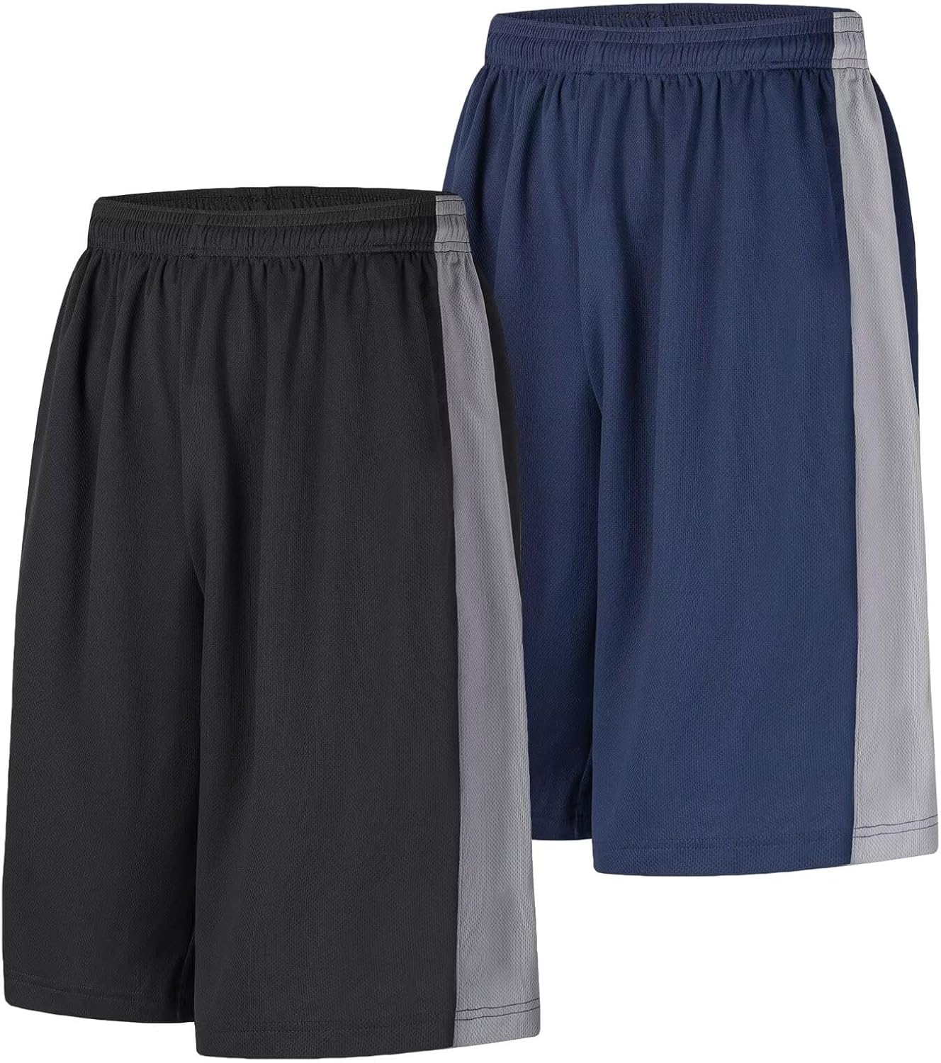 Men's Long Athletic Shorts Quick Dry Camo with Pockets