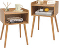 MaxSmeo Nightstands Set of 2 for Modern Bedroom Storage