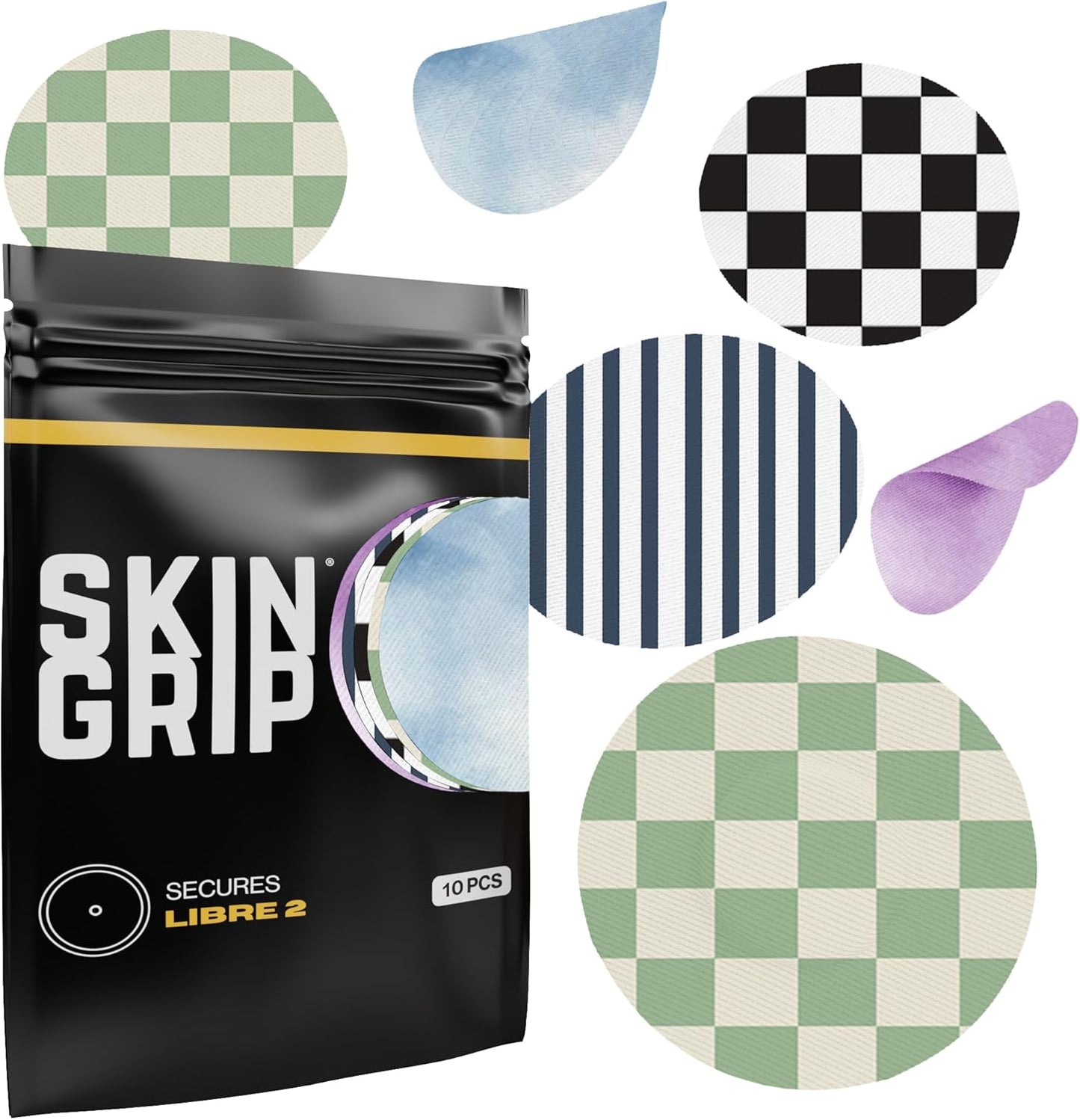 Skin Grip Freestyle Libre 2 Sensor Covers for Active Lifestyles