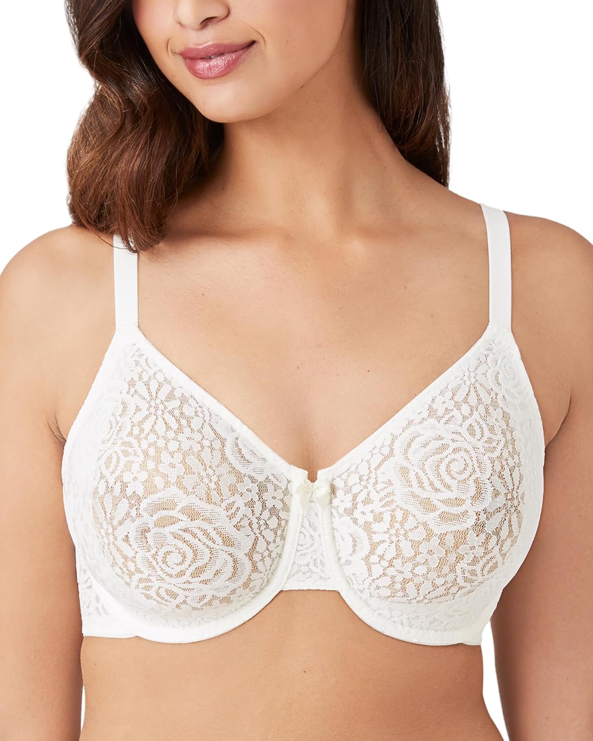 Wacoal Women's Halo Lace Underwire Bra for Comfort and Style