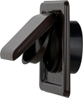 NO-PEST VENT MetalGuard Dual Door Dryer Vent Cover 4in - Pest Proof
