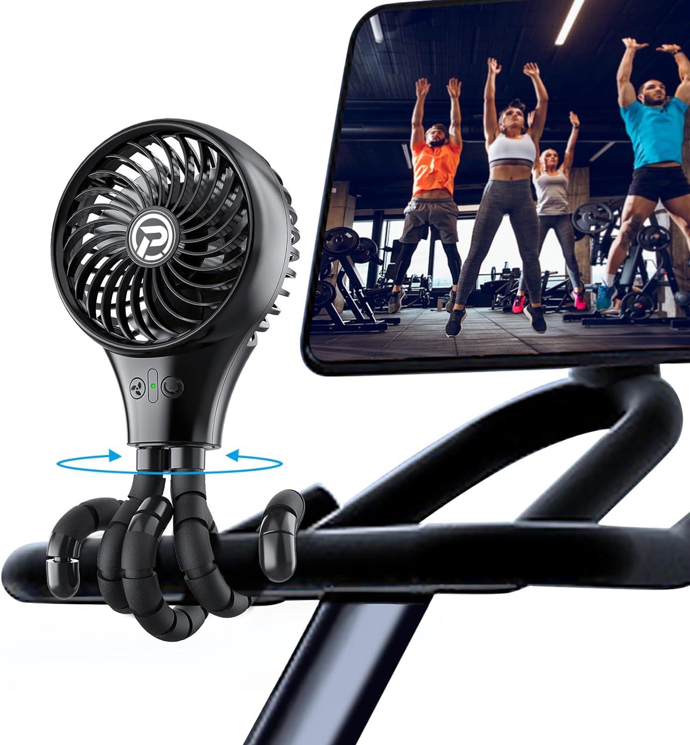 Portable Rechargeable Clip Fan: Stay Cool During Workouts