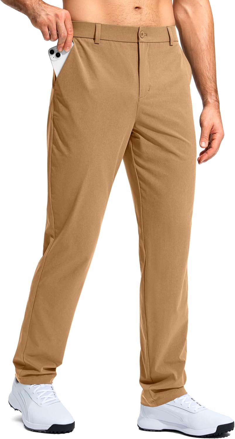 G Gradual Mens Golf Pants Lightweight Stretch Casual Slacks