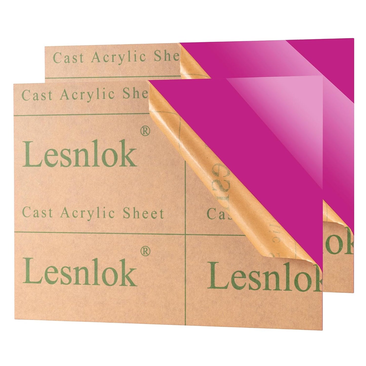 Purple Acrylic Sheets for DIY Projects - 18 x 24 in 2 Pack