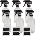 6-Pack Glass Spray Bottles: 3-Setting Sprayers