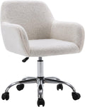 Faux Fur Vanity Chair: Comfy Glam Swivel