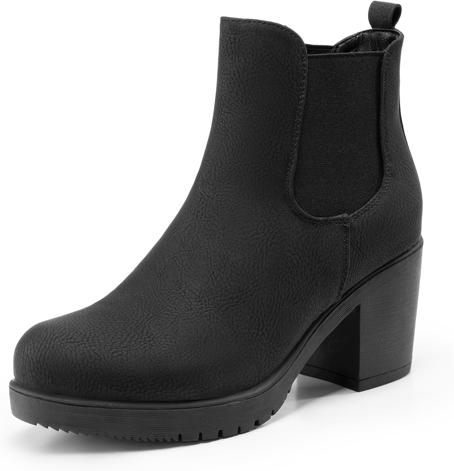 DREAM PAIRS Women's High Chunky Heel Chelsea Ankle Boots Review