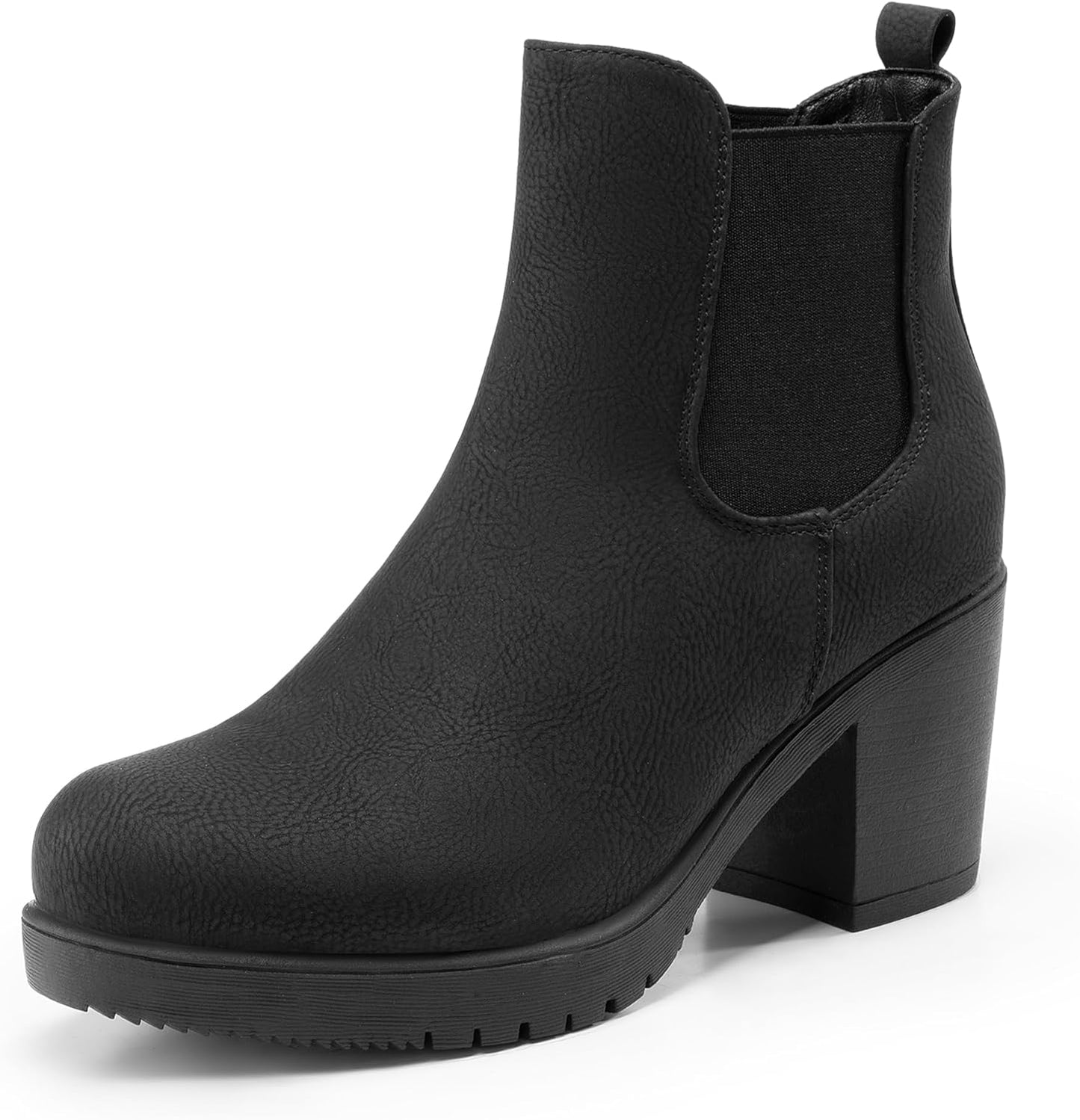 DREAM PAIRS Women's High Chunky Heel Chelsea Ankle Boots Review