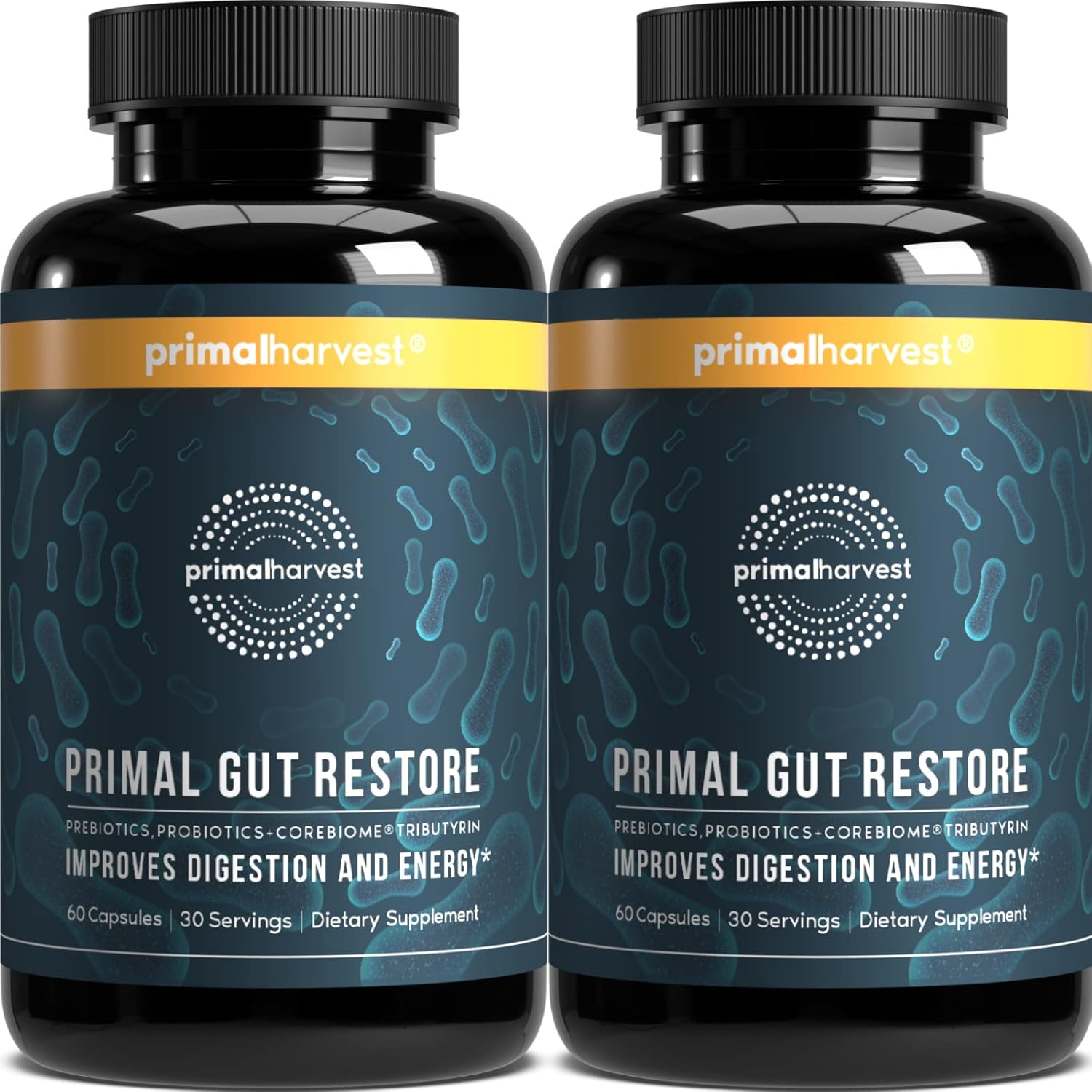 Primal Harvest Gut Restore: Probiotics, Prebiotics & Postbiotics