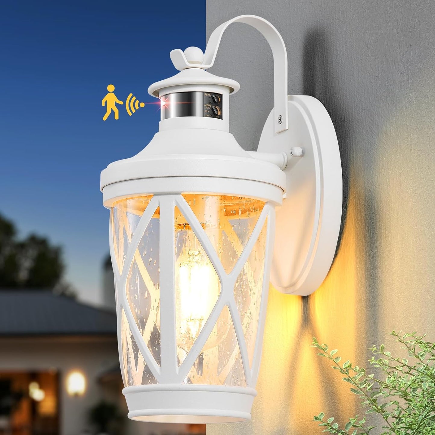 VIANIS Motion Sensor Outdoor Wall Light Fixtures for Modern Homes