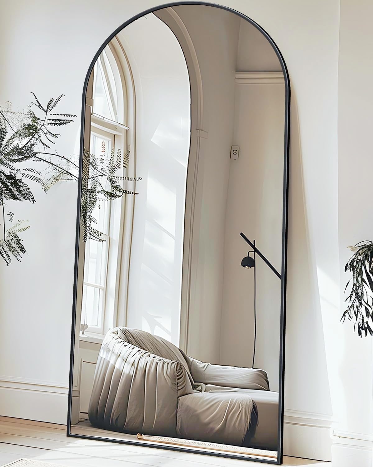 Antok Full Length Mirror 71x32 Arched Floor Mirror for Home