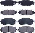 Replacement Brake Pads Front and Rear Ceramic for 2013-2017