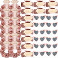 Bridesmaid Scrunchies Proposal Gifts Bachelorette Pack - 36pcs Rose