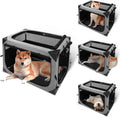 Dog Crate 36x25x25 in Large Foldable Soft Kennel - Portable Travel