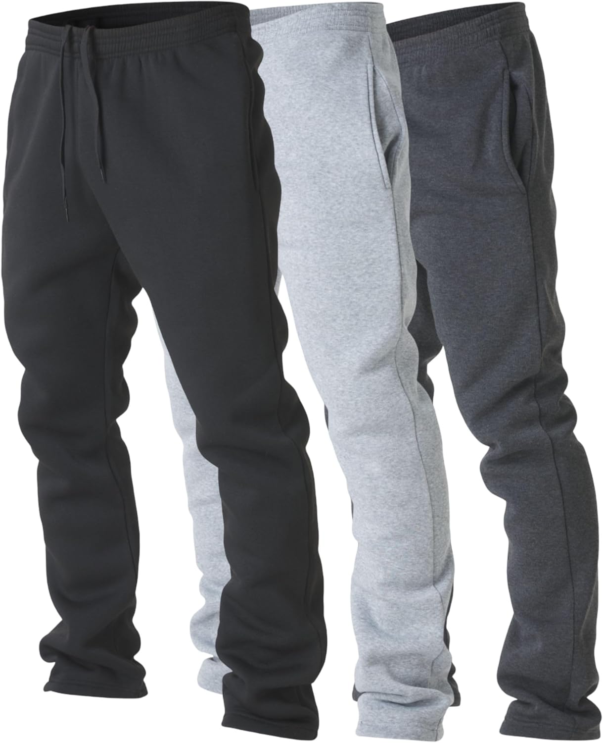Ultra Performance Mens Fleece Wide Leg Sweatpants with Pockets