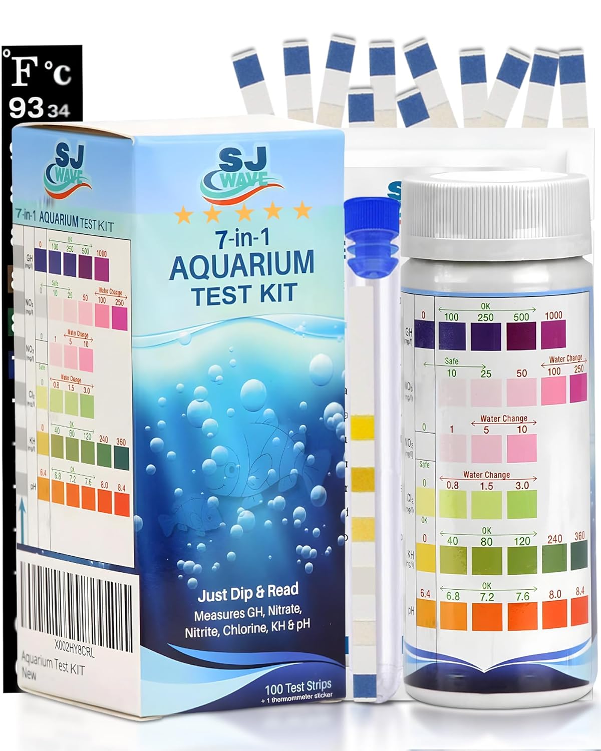 7-in-1 Aquarium Test Kit + eBook