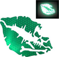 High Intensity Reflective Vinyl Death Kiss Skull Decal Sticker