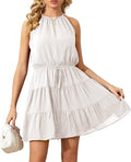 Summer Dress for Women Chiffon Blouses Skirt Spaghetti Sleeveless