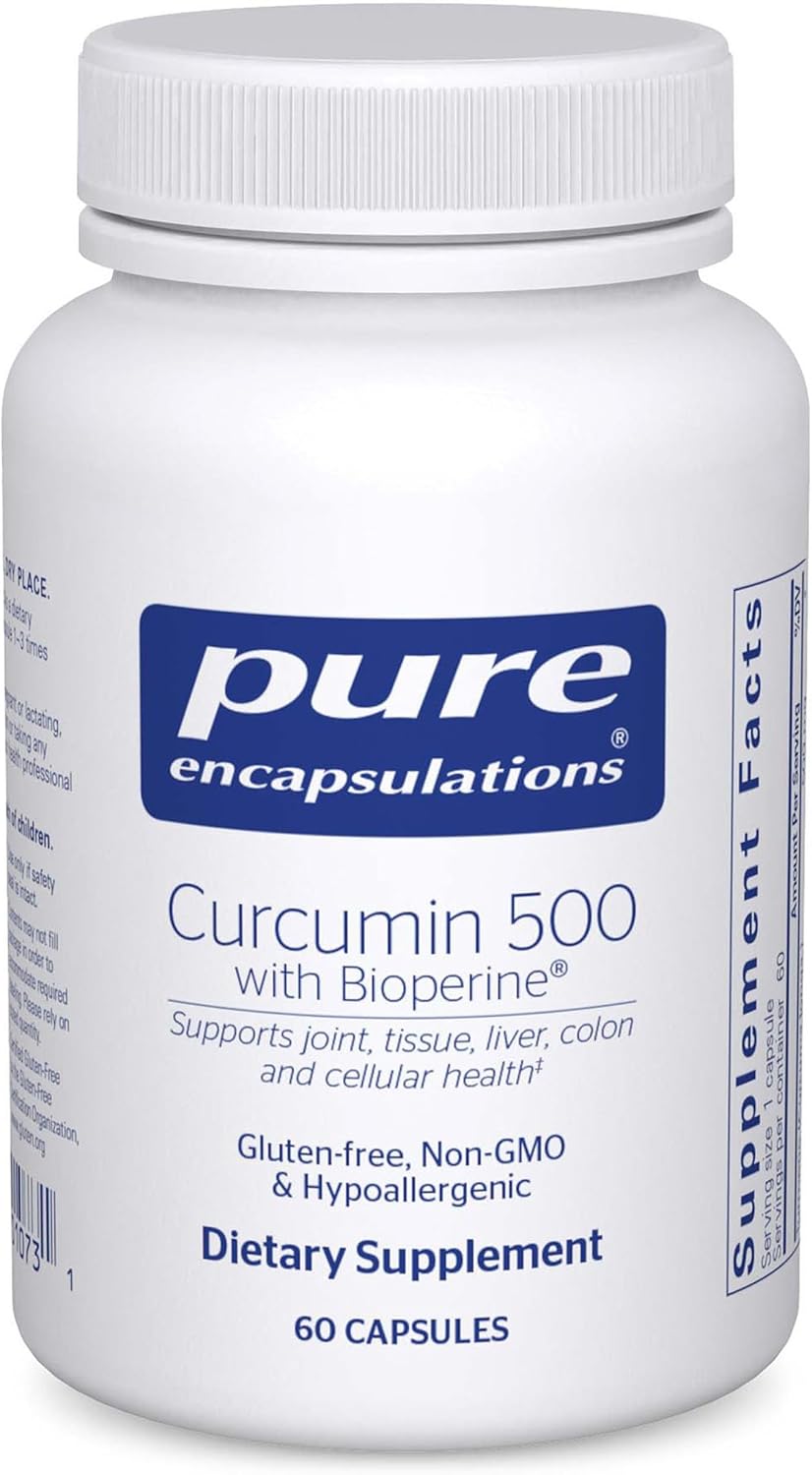 Curcumin 500 with Bioperine - Antioxidant Support for Health