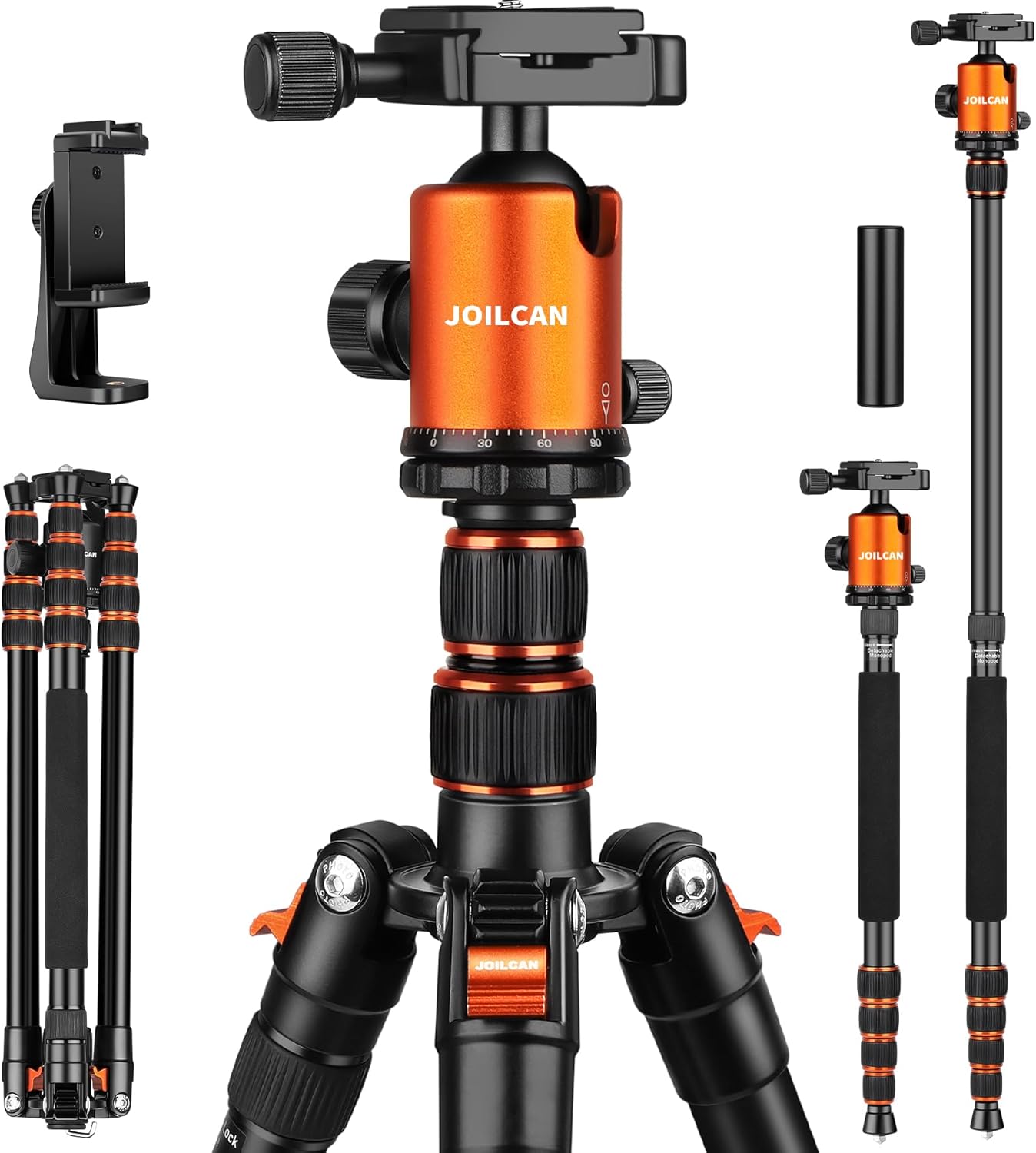 80/85 inches Heavy Duty Tripod for Camera and Phone - Versatile