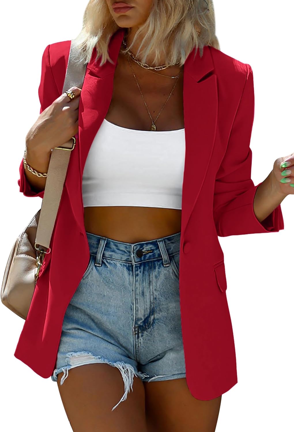 KIRUNDO Womens Blazer for Business Casual and Work Wear