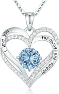 CDE Heart Necklaces for Women - Forever Love Gift for Any Occasion