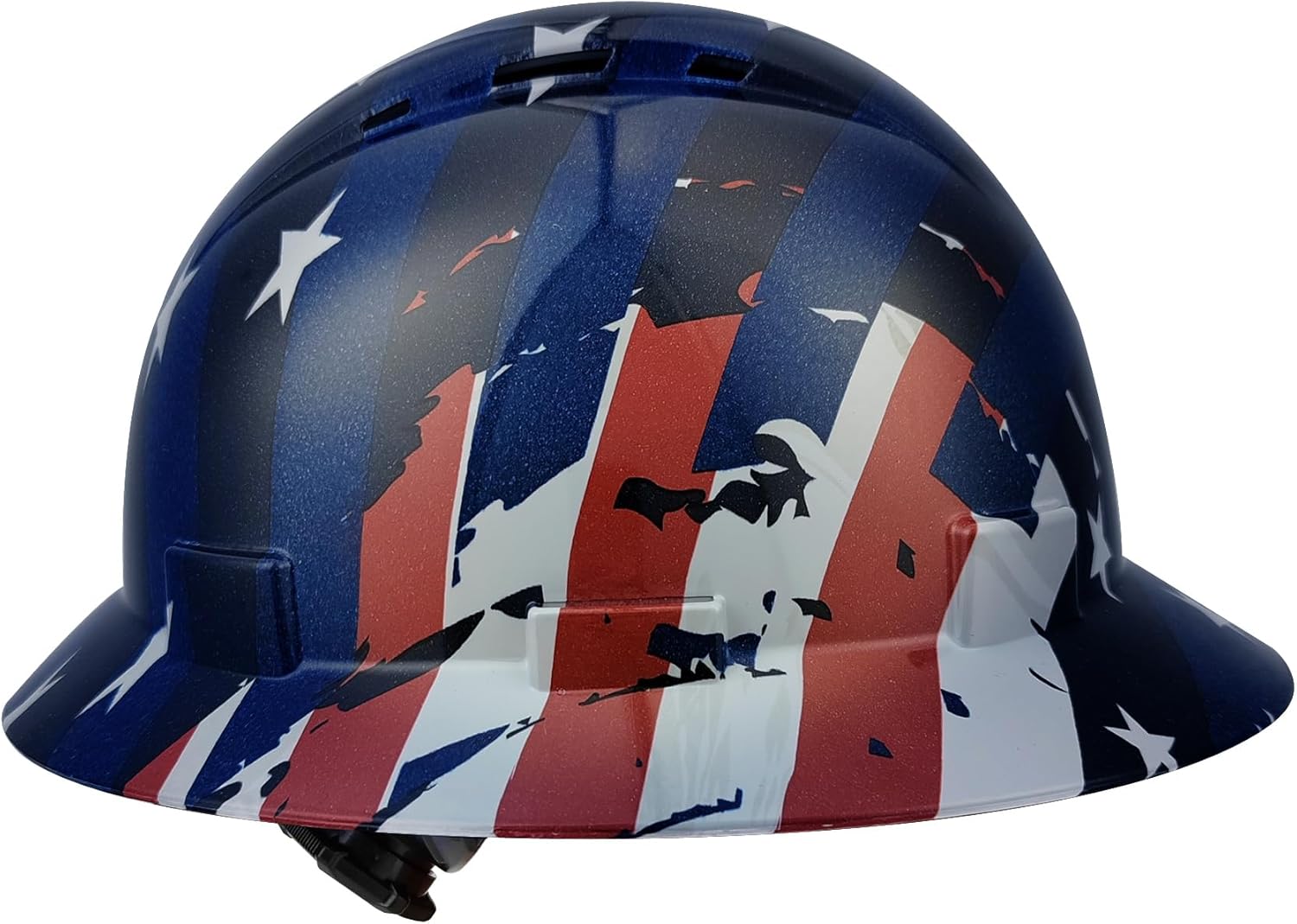 Full Brim Hard Hat - Durable Lightweight Carbon Fiber Safety Helmet