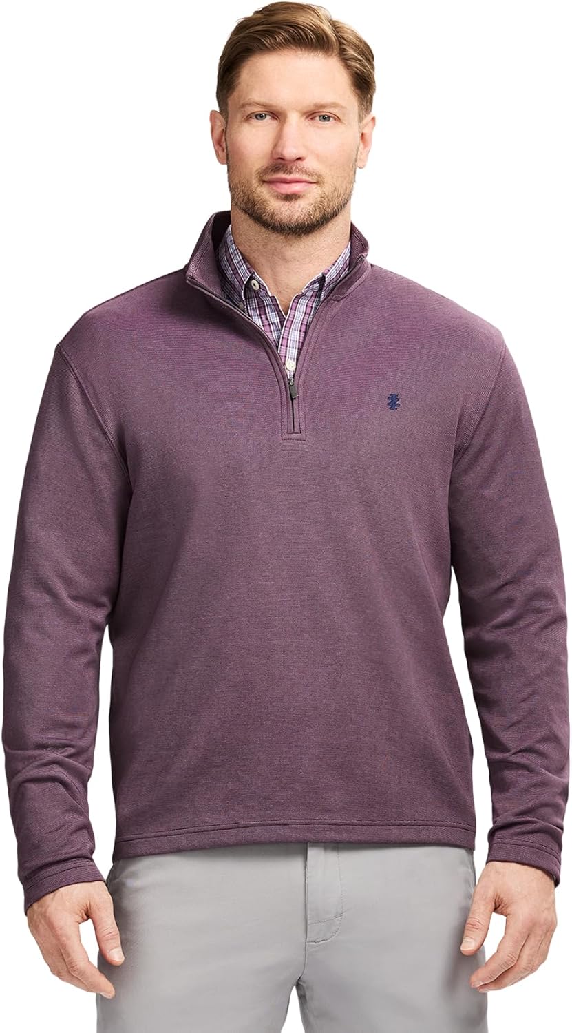 IZOD Mens Performance Comfort Quarter Zip Long Sleeve Shirt Review