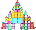 Bmag Magnetic Tiles 120 PCS Building Blocks for Kids Fun