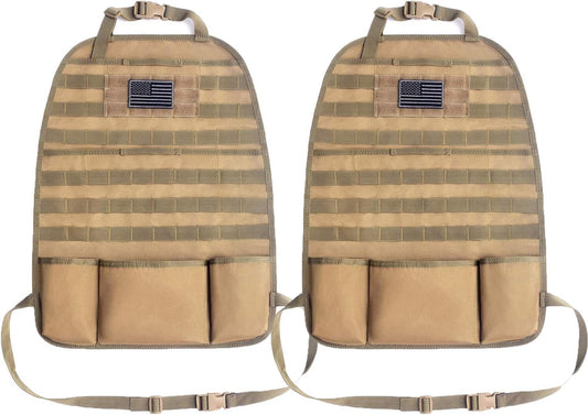 Tacticool Car Seat Back Organizer - Tactical Molle Vehicle Panel
