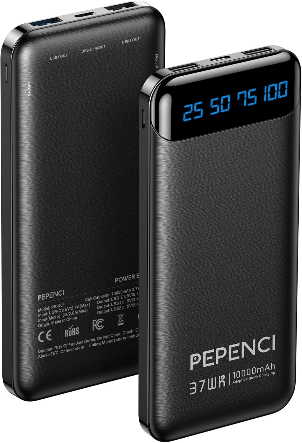 Fast Charge On-The-Go with 10000mAh Power Bank