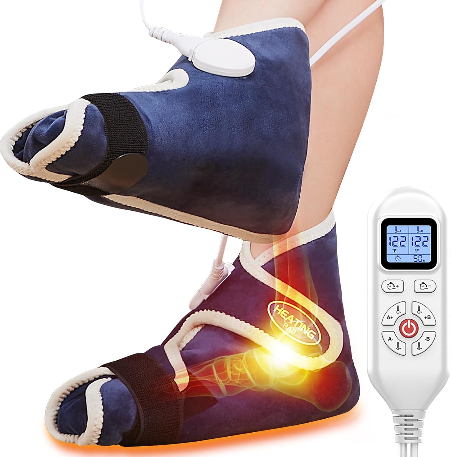CAMECO Foot Heating Pad for Neuropathy Pain Relief