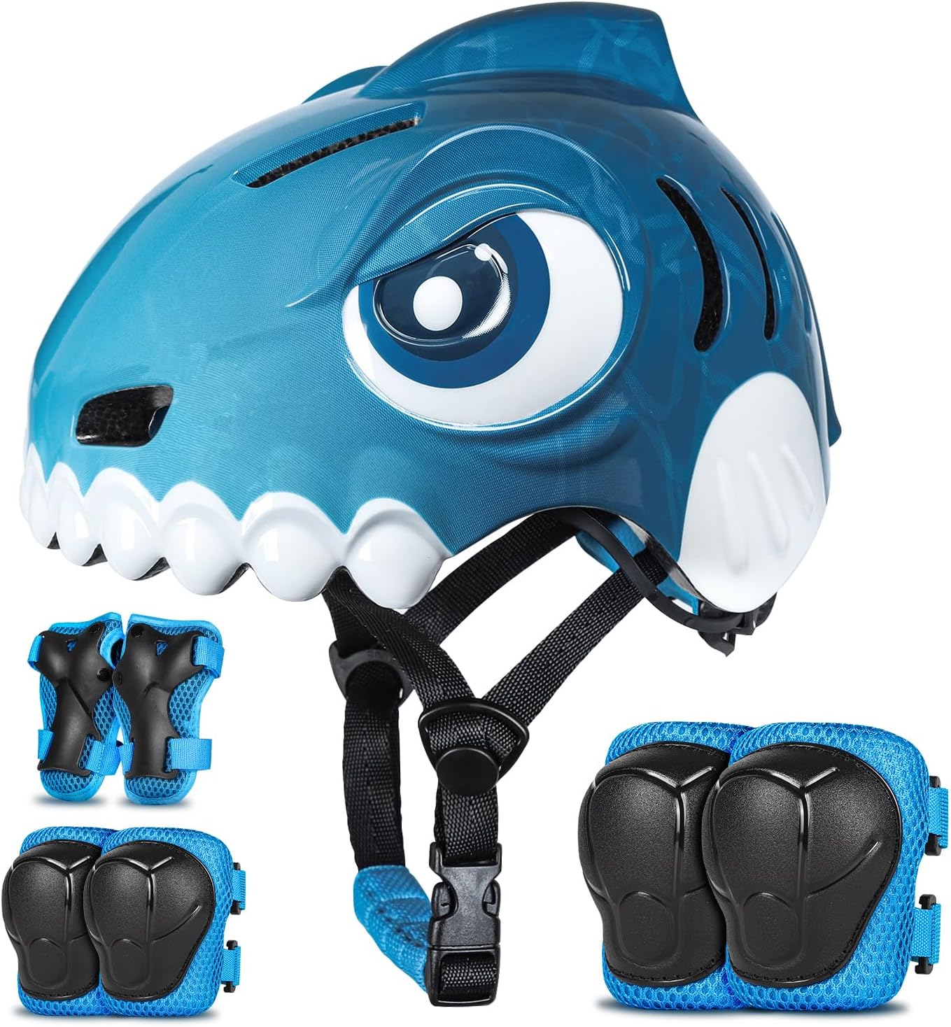Kids 3D Cartoon Bike Helmet Set - Fun & Safe Riding!
