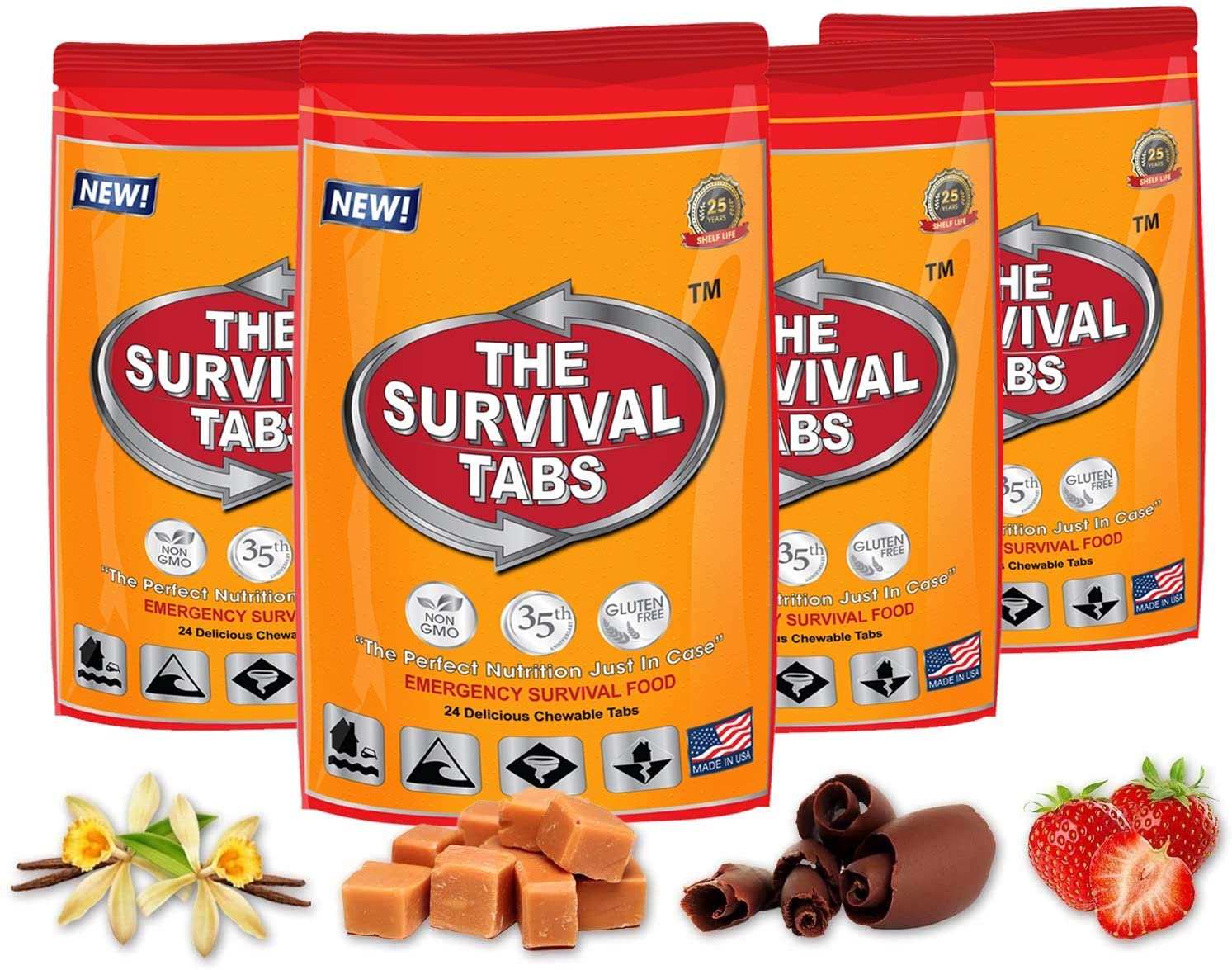 Emergency Food Supply with 25 Years Shelf Life for Survival