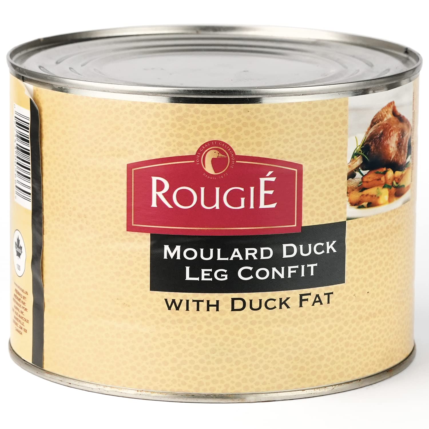 Rougie Confit of Duck Legs - Premium Gourmet Duck Legs 52.91oz