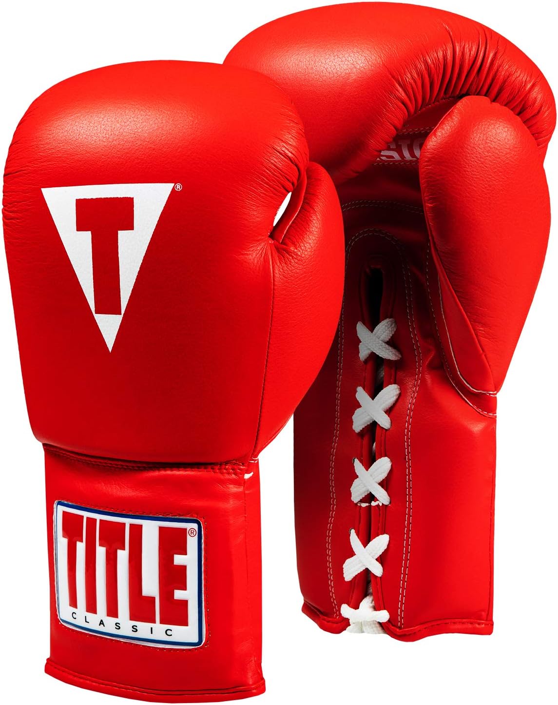 Title Classic Leather Lace Training Gloves 2.0 for Boxing