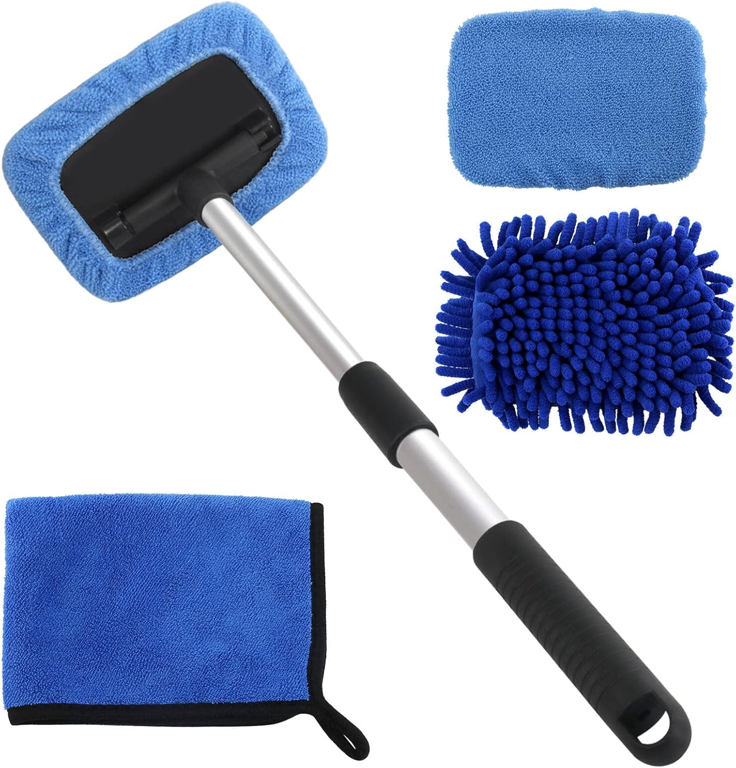 LeeLoon 5 PCS Car Window Cleaning Kit - Sparkling Clean in Seconds!