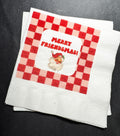 Vintage Santa Funny Christmas Cocktail Napkins Set