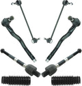 TRQ Front Steering & Suspension Kit - Complete 8 Piece Replacement