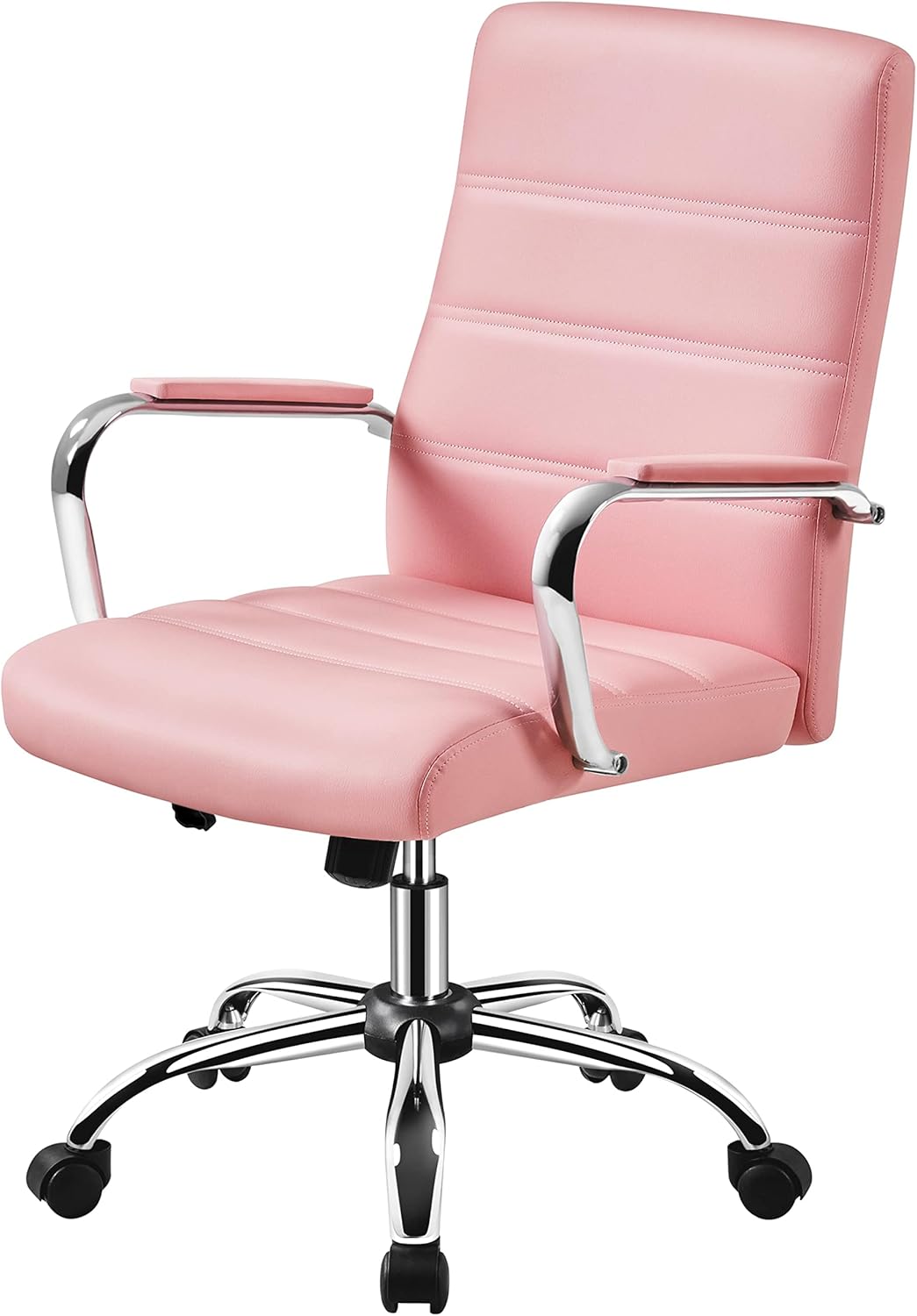 Yaheetech Mid-Back Office Chair with Arms for Comfort and Style