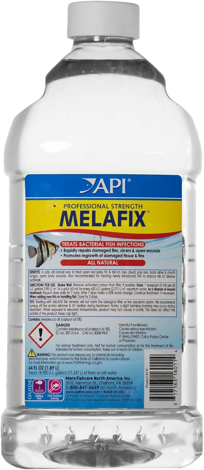 API MELAFIX Freshwater Fish Bacterial Infection Remedy 64-Oz