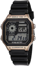 Casio AE1200WH Series Mens Digital Watch - Retro World Time