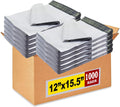 Poly Mailers 12x15.5 in 1000-Pack Medium - Durable Self-Seal Mail Bags