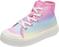 Kids High Top Canvas Sneakers - Easy On Side Zipper