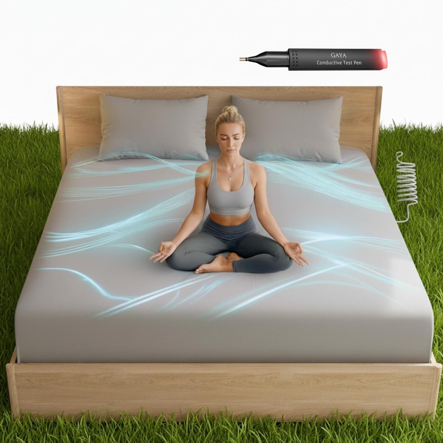 Grounding Sheets for Better Sleep & Stress Reduction - Soft Cotton