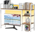 4 Tier Wood Desktop Shelf, Organize with Style!  ~ 35 max characters